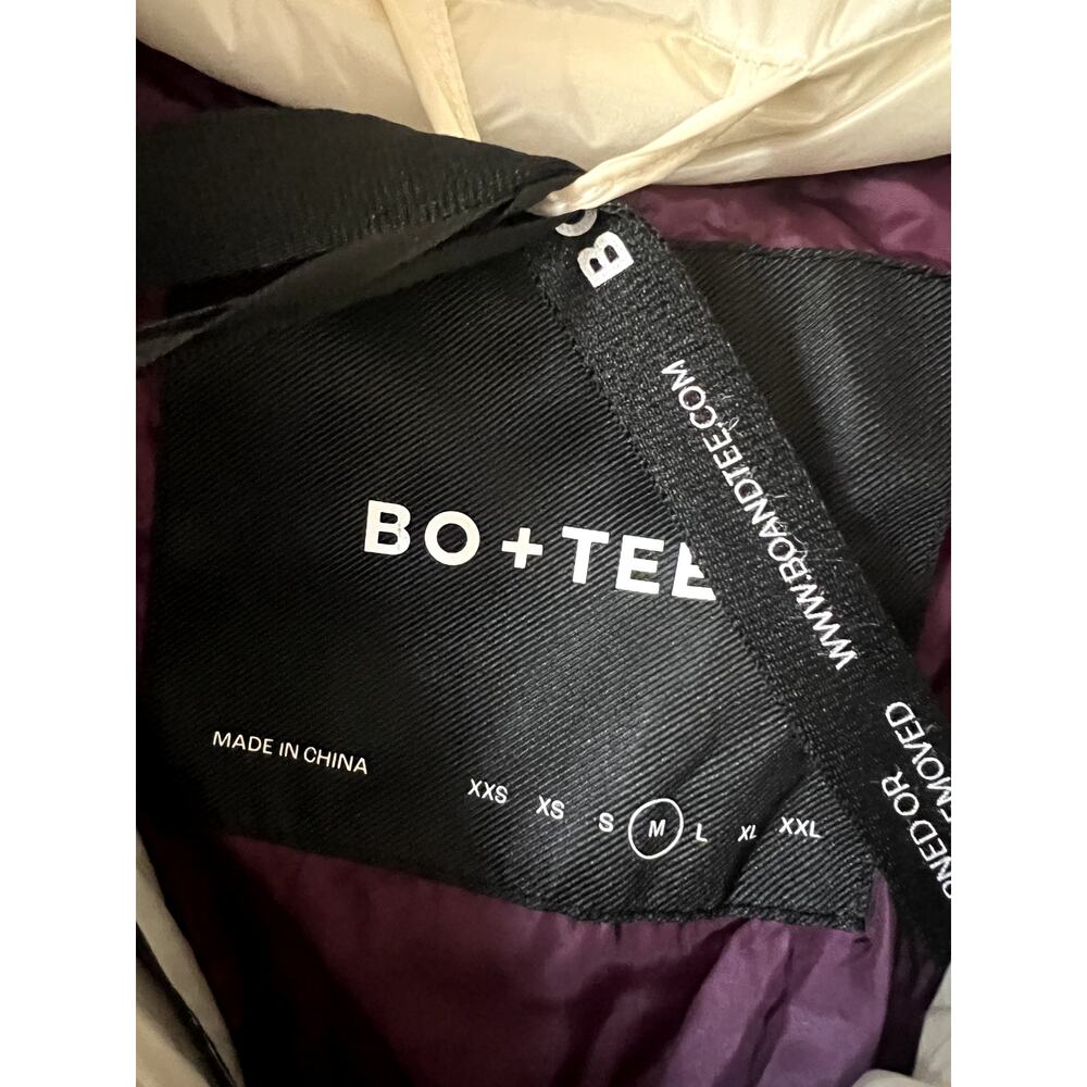 Bo+Tee Oh Polly Waterproof Layered Ski Jacket Puffer Burgundy Size M New - Picture 7 of 8